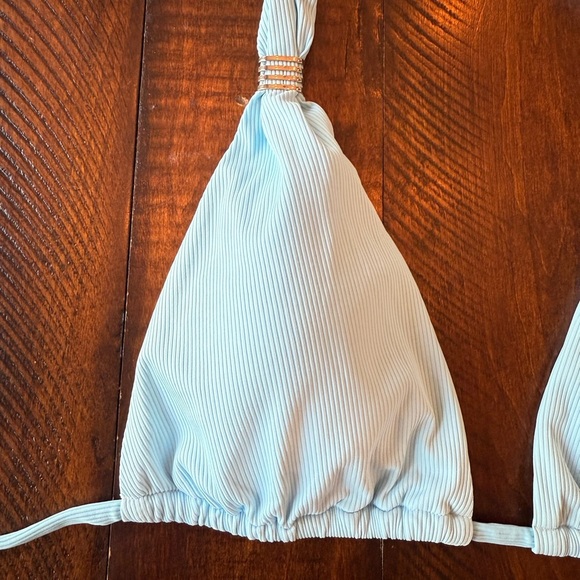 Melissa Odabash Sky Blue Bikini Top NWT - Picture 7 of 13
